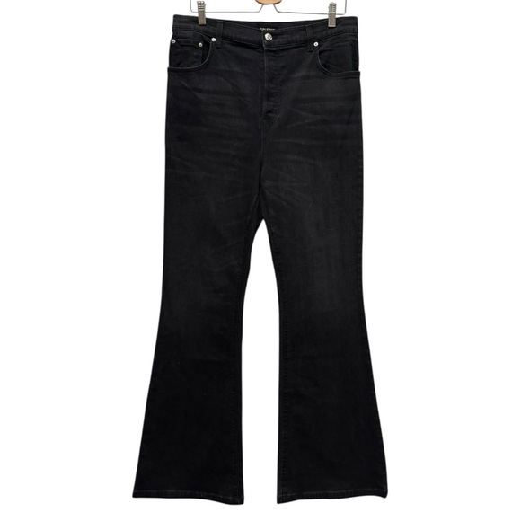 NEW GRLFRND Rayssa High Rise Super Flare Jeans Size 31 - Picture 4 of 13